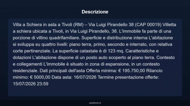 Immobile in asta di 123 m² in vendita a Tivoli - Foto 6