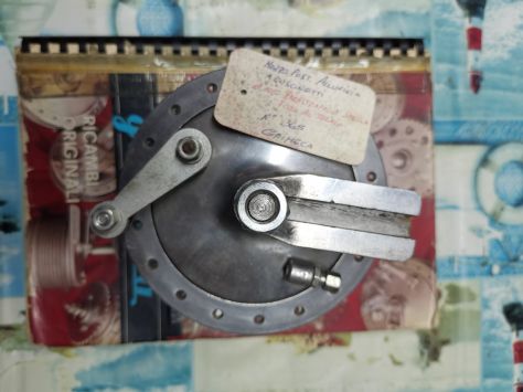 Mozzo hub alluminio Grimeca asse ruota posteriore d. 105 cuscinetti BG 365 - Foto 3