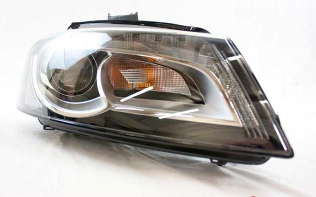 FANALI ANTERIORI LED DIURNI AUDI A3 8P 08-12 COPIA ORIGINALE H7 alogeni - Foto 5