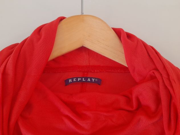 Vendo MAGLIA DONNA COTONE ROSSA MARCA REPLAY - Foto 5