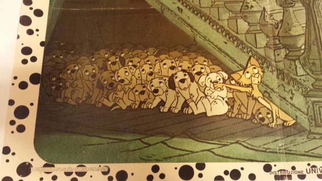 LOCANDINA ORIGINALE!!!! 1970 WALT DISNEY LA CARICA DEI 101 - Foto 9