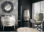 Mobili Rustici Firenze Bagno Completo con marmo moderno laccato cod 7309