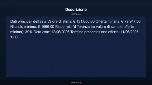 Immobile in asta di 141 m² con più di 5 locali in vendita a Amantea - Foto 13