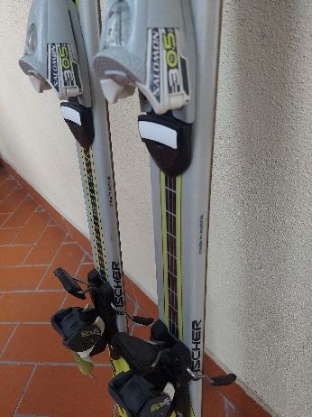 Sci FISCHER Pro Race con Attacchi Salomon Euro 35 - Foto 3