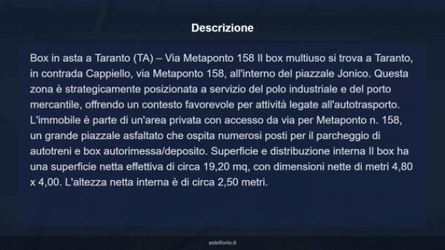 Immobile in asta di 19 m² in vendita a Taranto - Foto 9