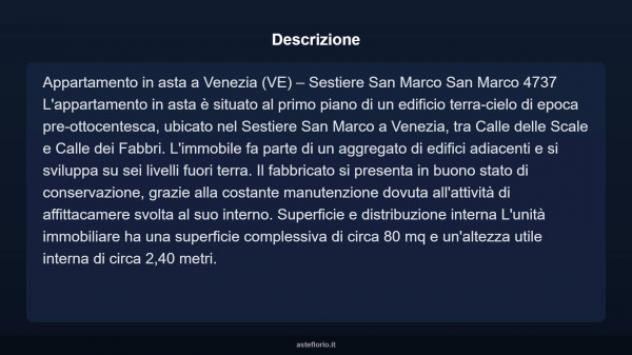 Immobile in asta di 80 m² in vendita a Venezia - Foto 4