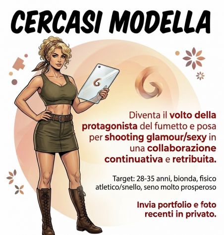 CASTING CALL: Ricerca Modella per Progetto Editoriale e Fumetto (Collaborazione