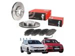 Dischi Freno Brembo 09 9145 14 e Pastiglie P 85 126 per Audi A3 e Golf VII