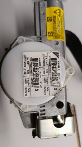 COPPIA CINTURE ANTERIORI DX E SX FIAT PANDA 2012 34343822 34317505 - Foto 4