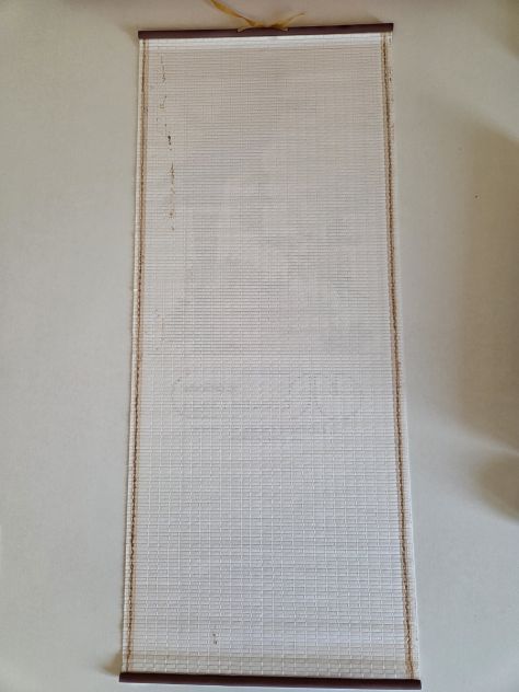 Calendario artistico, vintage del 1999, realizzato in bambù. - Foto 3