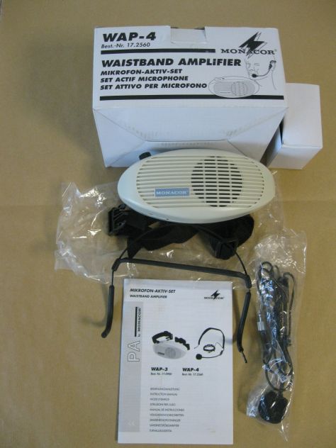 Amplificatore portatile da voce MANACOR (NUOVO)