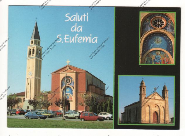 CARTOLINA SALUTI DA S. EUFEMIA PADOVA -