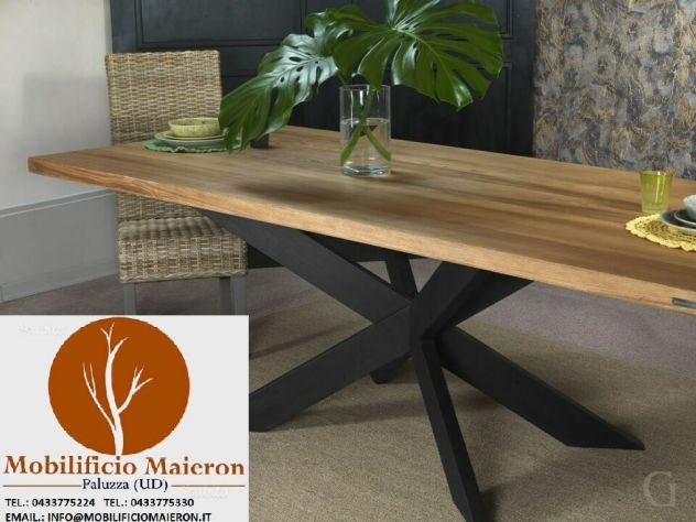 Mobili Rustici Country Tavolo In Legno Nuovo Non Usato - Foto 2