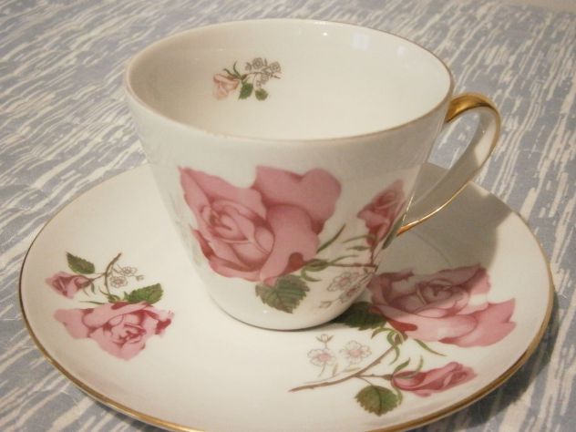 Tazzine the/caffe' in ceramica "M & Z di Bohemia"-prodotte dal 1922 al 1945 - Foto 9
