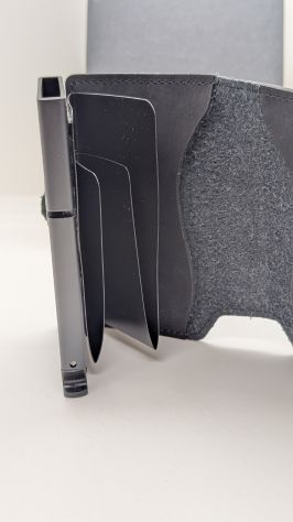 Wallet porta carte di credito con protezione RFID nero nuovo - Foto 2