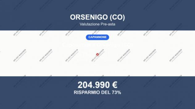 Immobile in asta di 915 m² in vendita a Orsenigo