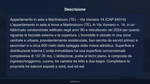 Immobile in asta di 137 m² con più di 5 locali e box auto in vendita a Martinsicuro - Foto 17
