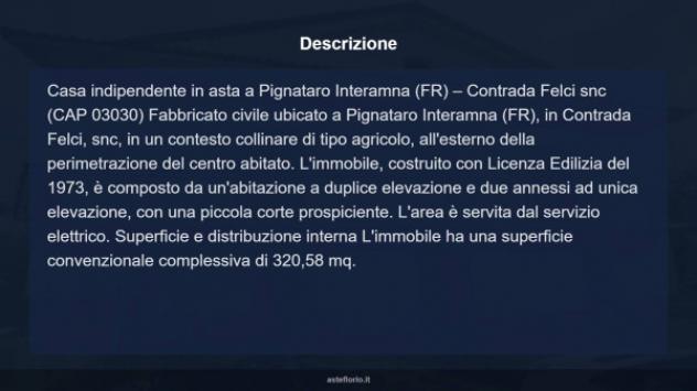 Immobile in asta di 320 m² con più di 5 locali e box auto in vendita a Pignataro Interamna - Foto 17