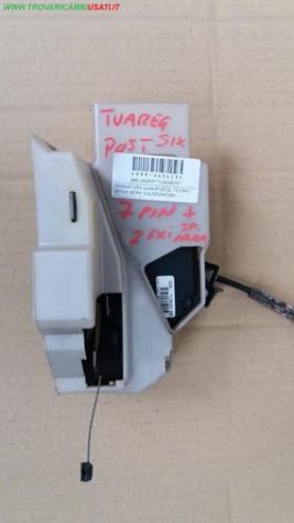 SERRATURA porta POST.S. 7+2 PIN SPINA NERA VOLKSWAGEN TOUAREG (7L) Carrozzeria Lamierati esterni Porte Serratura porta p SEAT - ALTEA - 01-04-2004