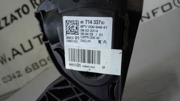Pedale acceleratore Citroen C3 1.2 del 2014 (9671433780) - Foto 3