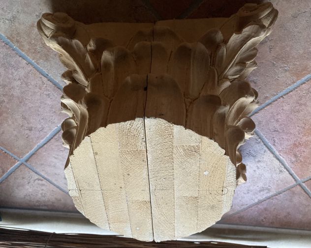 Capitelli colonne in legno - Foto 2