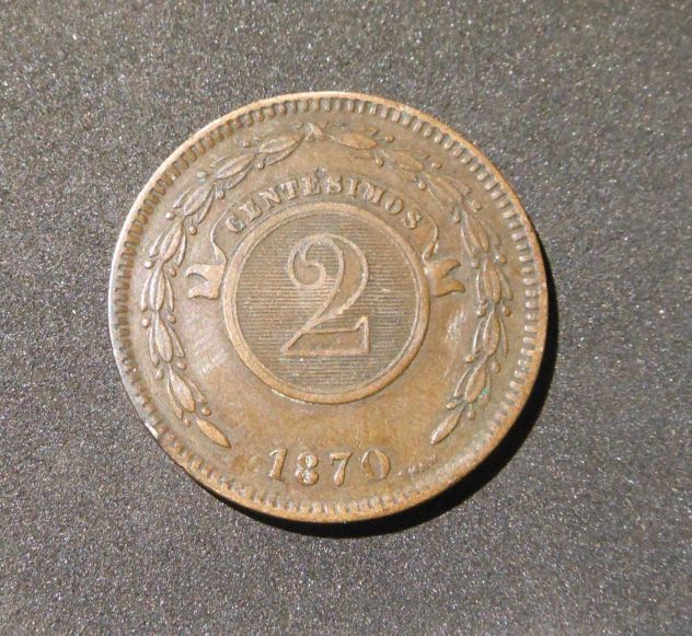 Paraguay 2 centesimos, 1870. - Foto 8