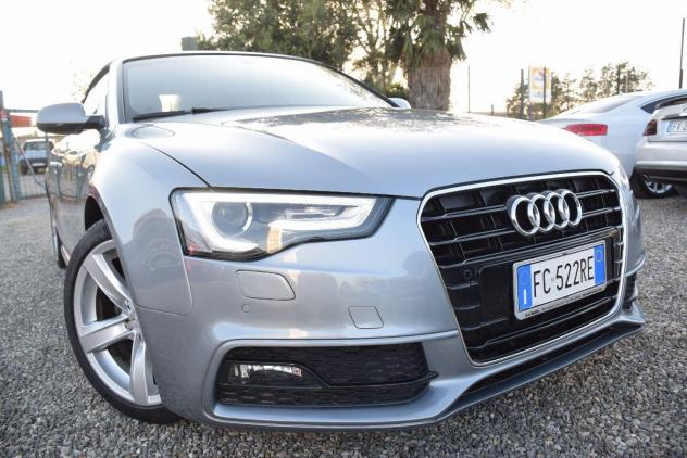 AUDI A5 Cabrio 2.0TDI AUTOMATICA S-LINE Advanced FULL - NAVI - CRUISE - SENSORI - BT - LED - Foto 10