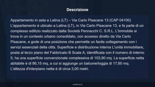 Immobile in asta di 103 m² in vendita a Latina - Foto 9