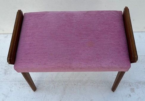 Sgabello Con Tessuto Rosa - Foto 3