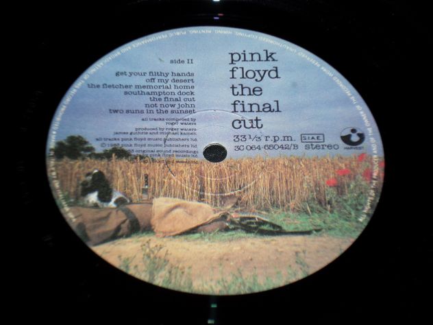 PINK FLOYD - The Final Cut - LP / 33 giri 1° Stampa 1983 Italy Harvest - Foto 4