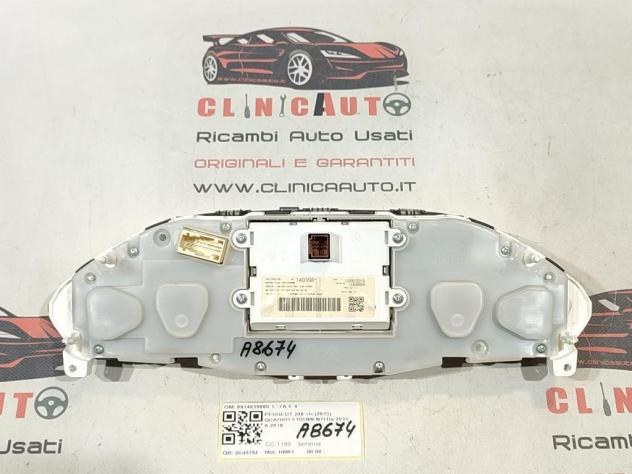 QUADRO STRUMENTI PEUGEOT 2008 1° Serie 9814696380 9814039880 HM01 (13) - Foto 5