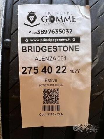2 gomme 275 40 22 bridgestone a3176 - Foto 2