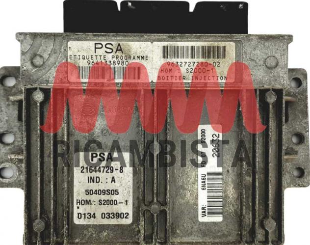 9632727280-02 9641338980 Citroen Picasso 1.8 centralina motore Sagem