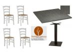 Set Trieste cod 510 Tavoli e Sedie Colorate Arredamento Ristorante Bar Nuovi