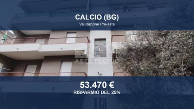 Immobile in asta di 83 m², box auto in vendita a Calcio