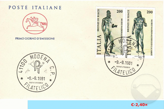 ITALIA BUSTE PRIMO GIORNO EMISSIONE 1981 - Foto 2