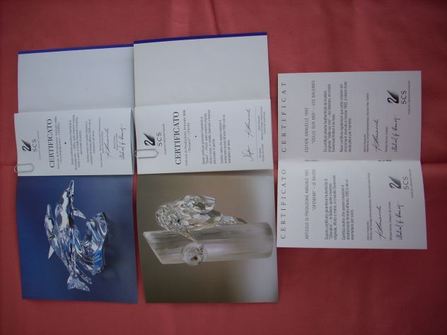 Certificati Swarovski 1988-1990-1992 - Foto 2