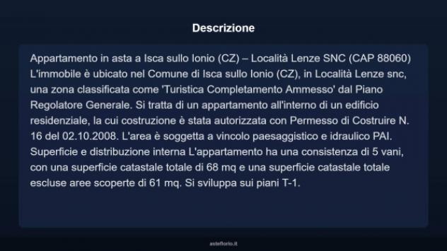 Immobile in asta di 68 m² in vendita a Isca sullo Ionio - Foto 4