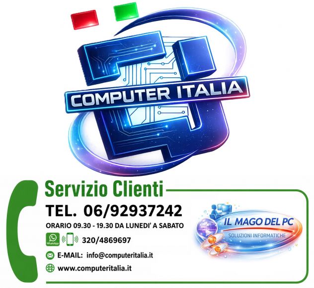 ASSISTENZA COMPUTER ROMA APERTO AGOSTO 06/92937242 COMPUTERITALIA IL MAGO DEL PC