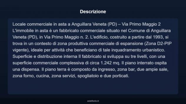 Immobile in asta di 1242 m² in vendita a Anguillara Veneta - Foto 6