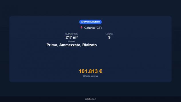 Immobile in asta di 217 m² con più di 5 locali in vendita a Catania - Foto 15