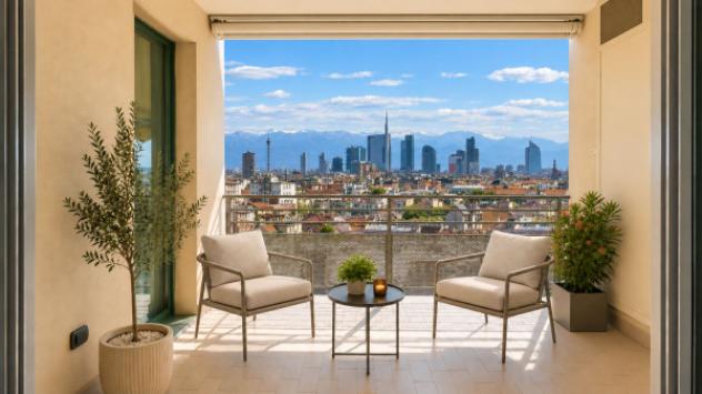 Attico / Mansarda di 107 m² con 3 locali e box auto in vendita a Milano
