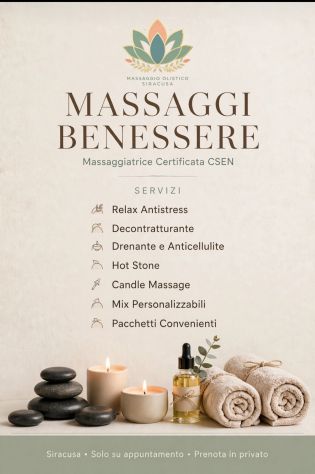 Massaggi olistici professionali. Solo donne