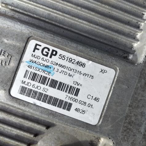 ECU Suzuki Wagon R + 1.3 DDiS II FGP 55192498 MJD 6JO.S2 Centralina motore Suz - Foto 3