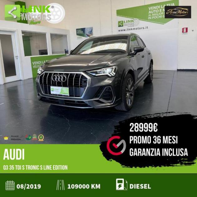 AUDI Q3 35 TDI S tronic S line edition 36M GARANZ rif. 23815506