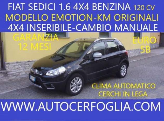 FIAT Sedici 1.6 16v Emotion 4x4 120cv-GARANZIA 12 MESI!! rif. 24055037