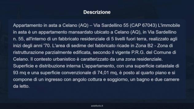 Immobile in asta di 93 m² in vendita a Celano - Foto 18