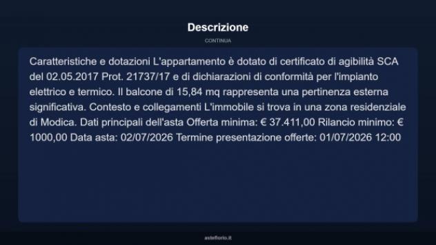 Immobile in asta di 87 m² in vendita a Modica - Foto 4