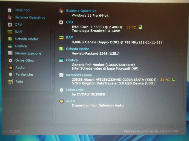 NOTEBOOK PORTATILE HP  450 G2 CORE I7+8GB+250SSD+WINDOWS 11 - Foto 9