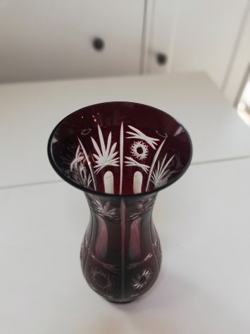 Vaso Vintage in cristallo di Boemia - Foto 6